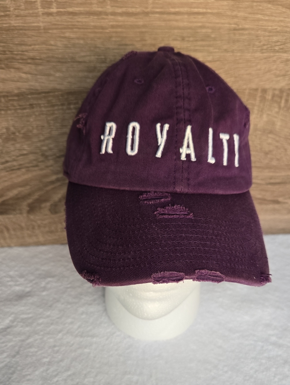 KBETHOS Vintage Distressed Royalty Purple Baseball Cap Dad Hat Adjustable